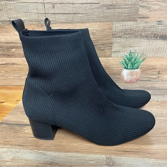 Joie Shoes Joie X Revolve Neely Block Heel sock Bootie Womens 8 black - Picture 1 of 7